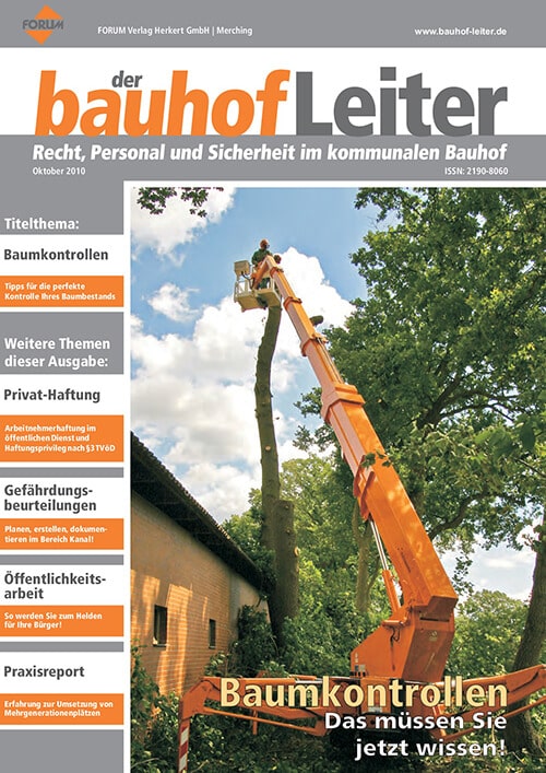 Ausgabe Oktober 2010 Baumkontrollen