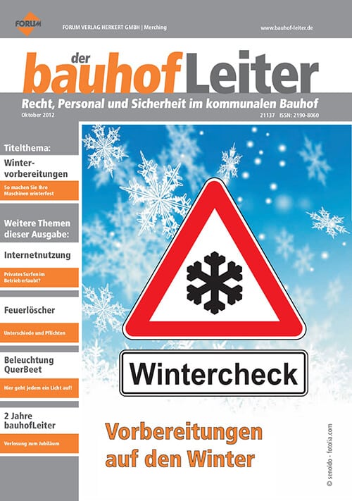 Ausgabe Oktober 2012 Wintercheck