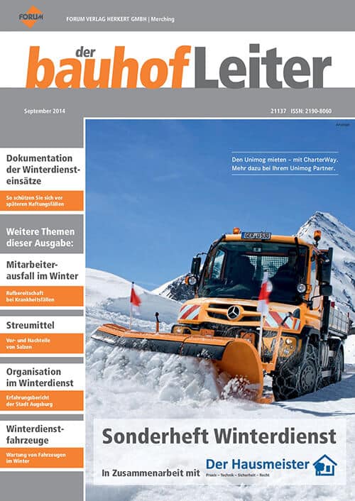 Ausgabe September 2014 Winterdienst