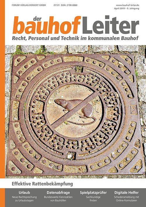 Ausgabe April 2019 Effektive Rattenbekämpfung