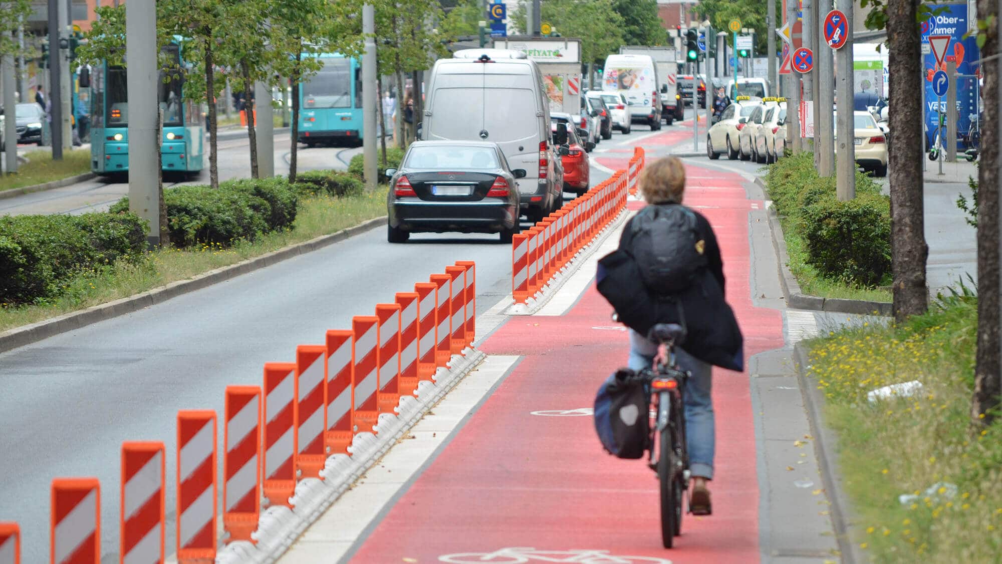 Bike Lane System: Mobile und flexible Radwege