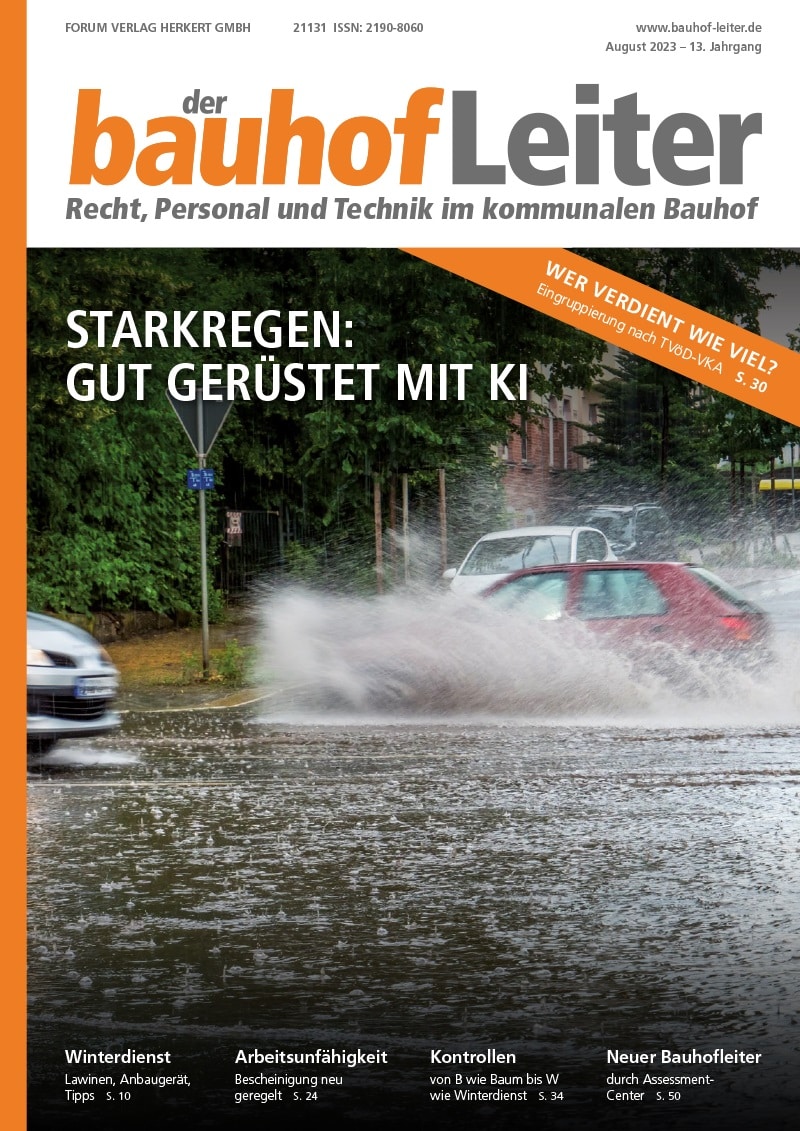 August 2023<br>KI bei Starkregen